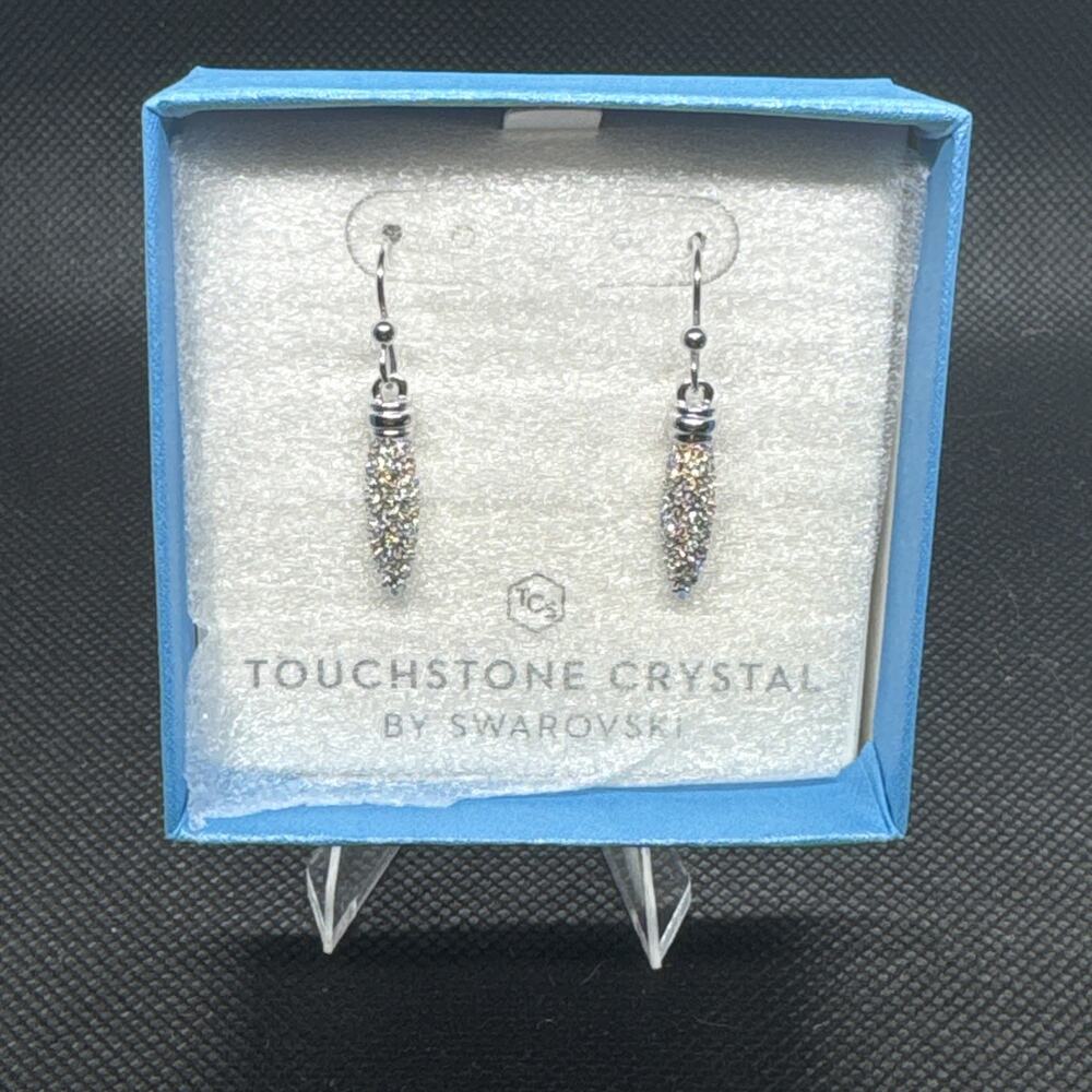 touchstone Crystal by Swavorski Spiked Earrings